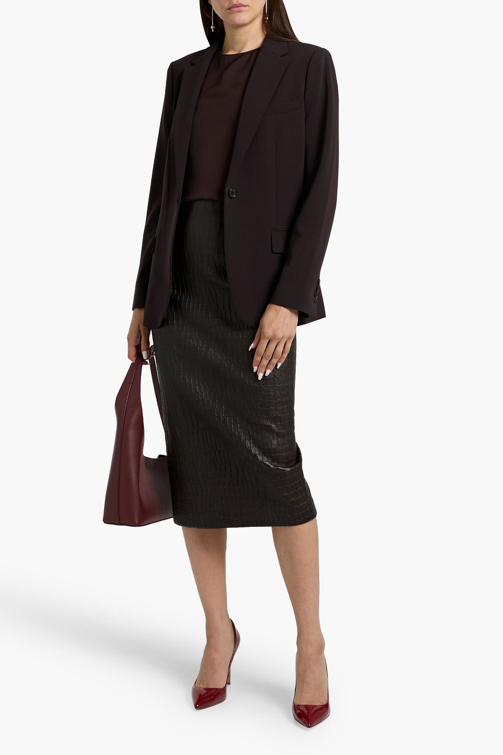 THEORY Staple crepe blazer