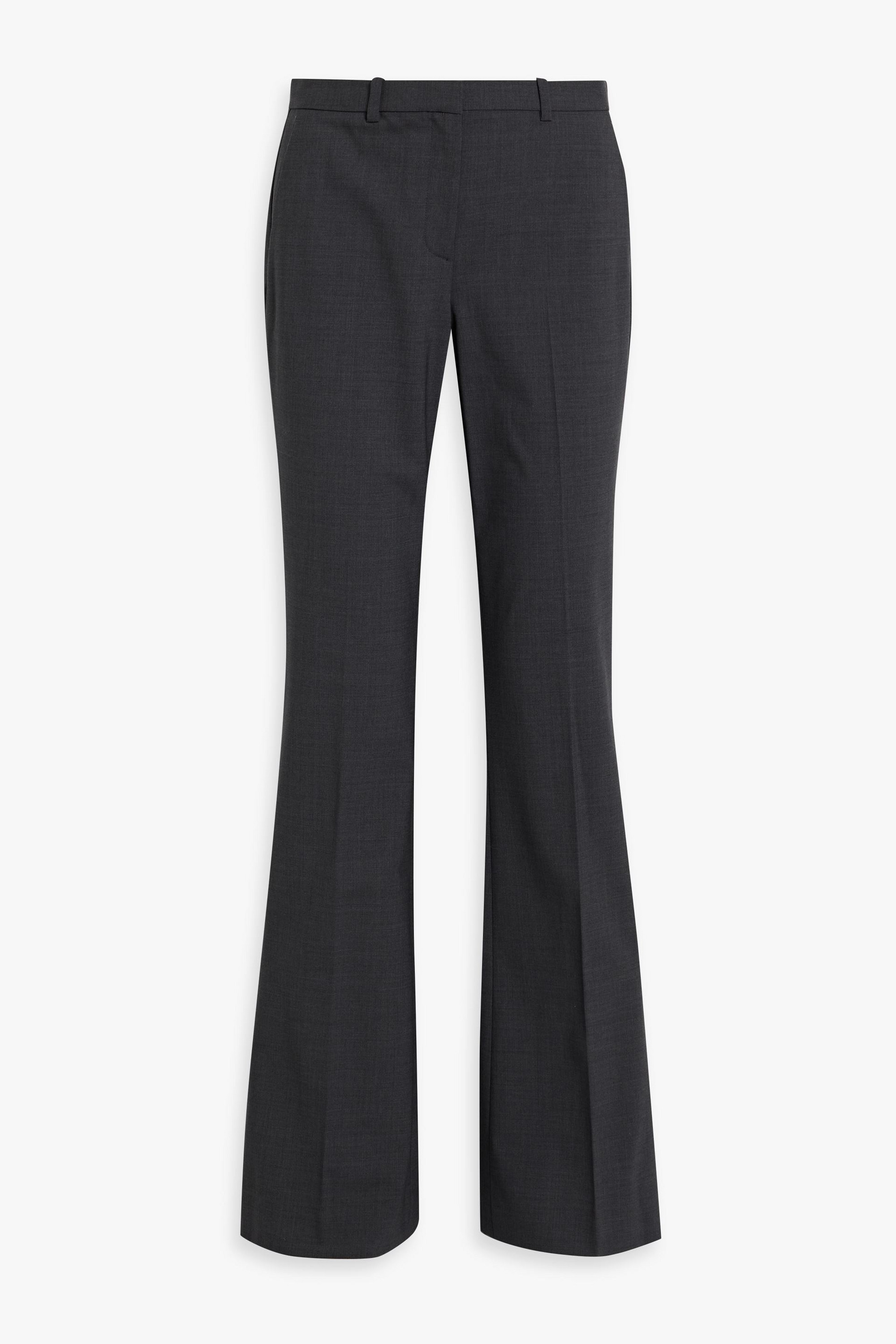 Theory Demitria 4 wool-blend flared pants thumbnail