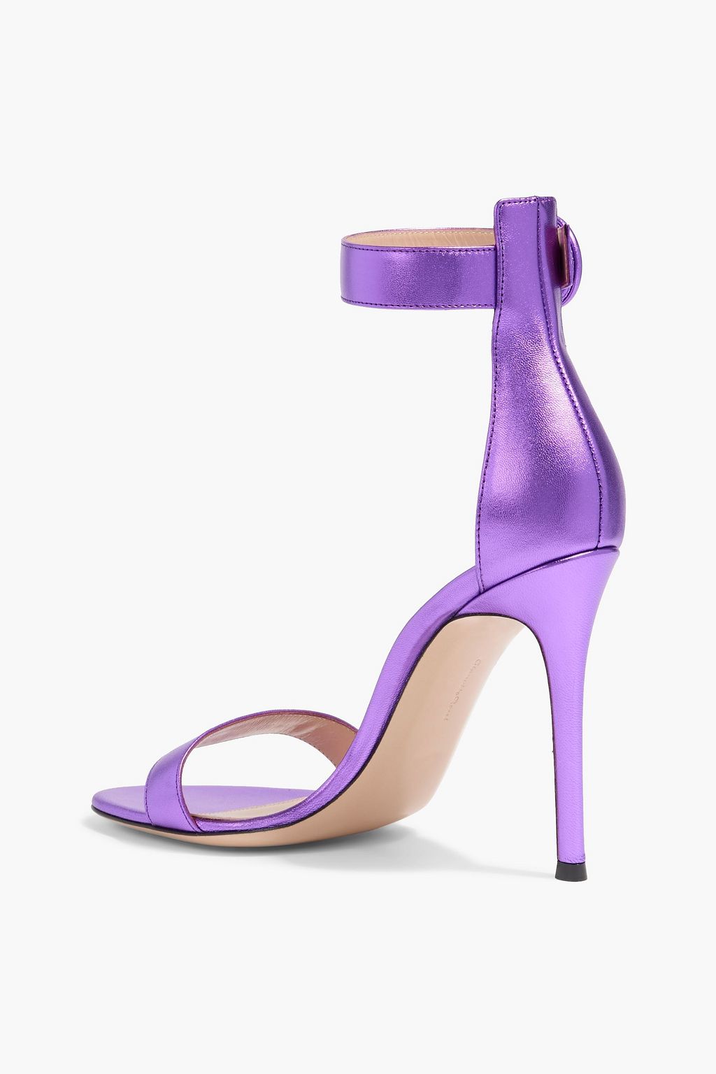GIANVITO ROSSI Portofino 105 metallic leather sandals