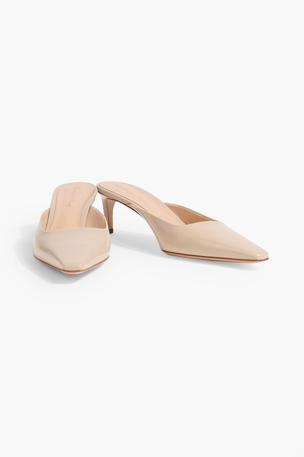 GIANVITO ROSSI Lindsay leather mules