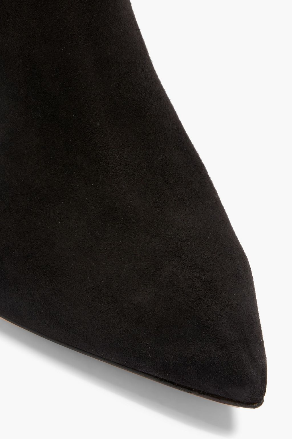 GIANVITO ROSSI Ribbon Ville 70 suede ankle boots