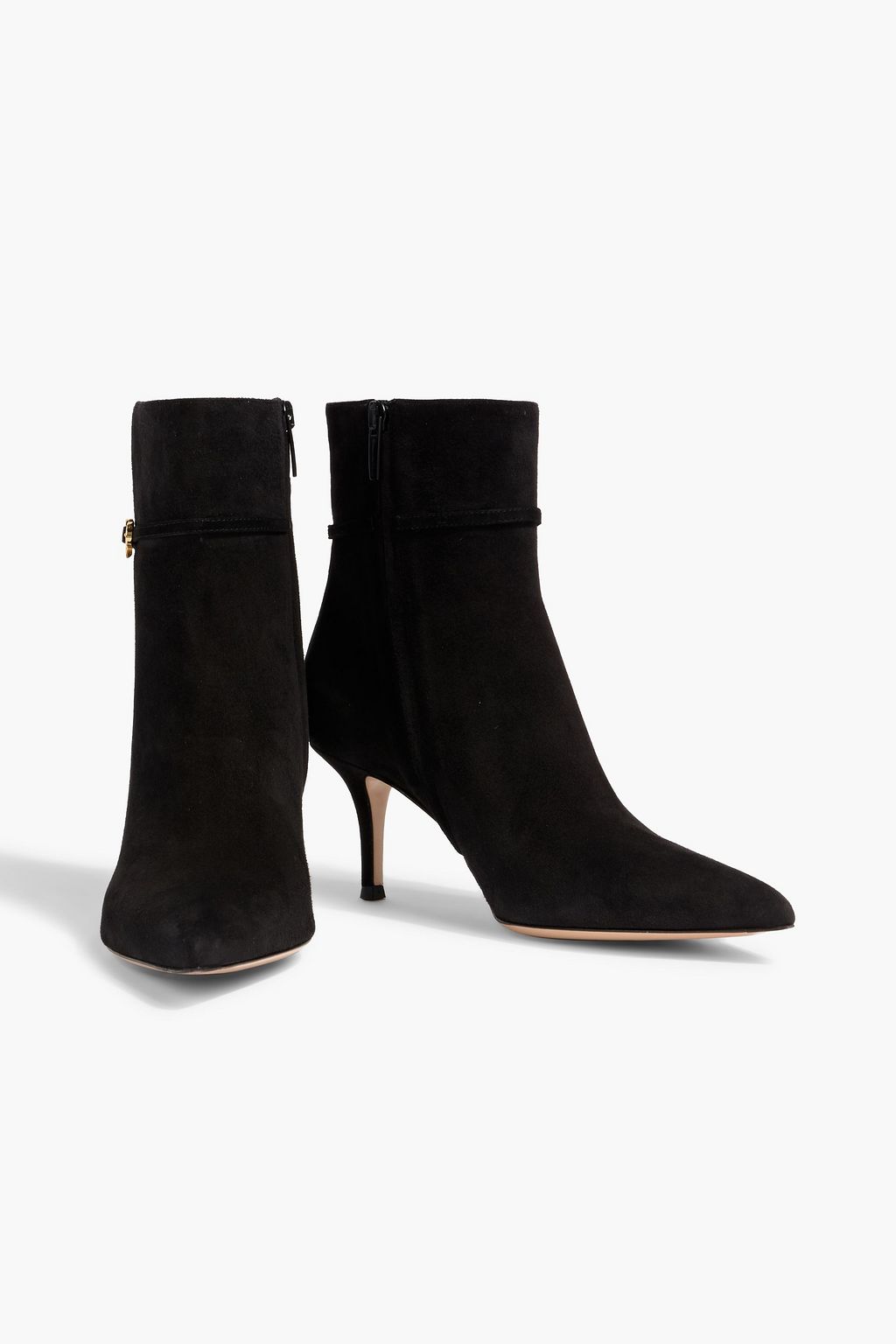 GIANVITO ROSSI Ribbon Ville 70 suede ankle boots