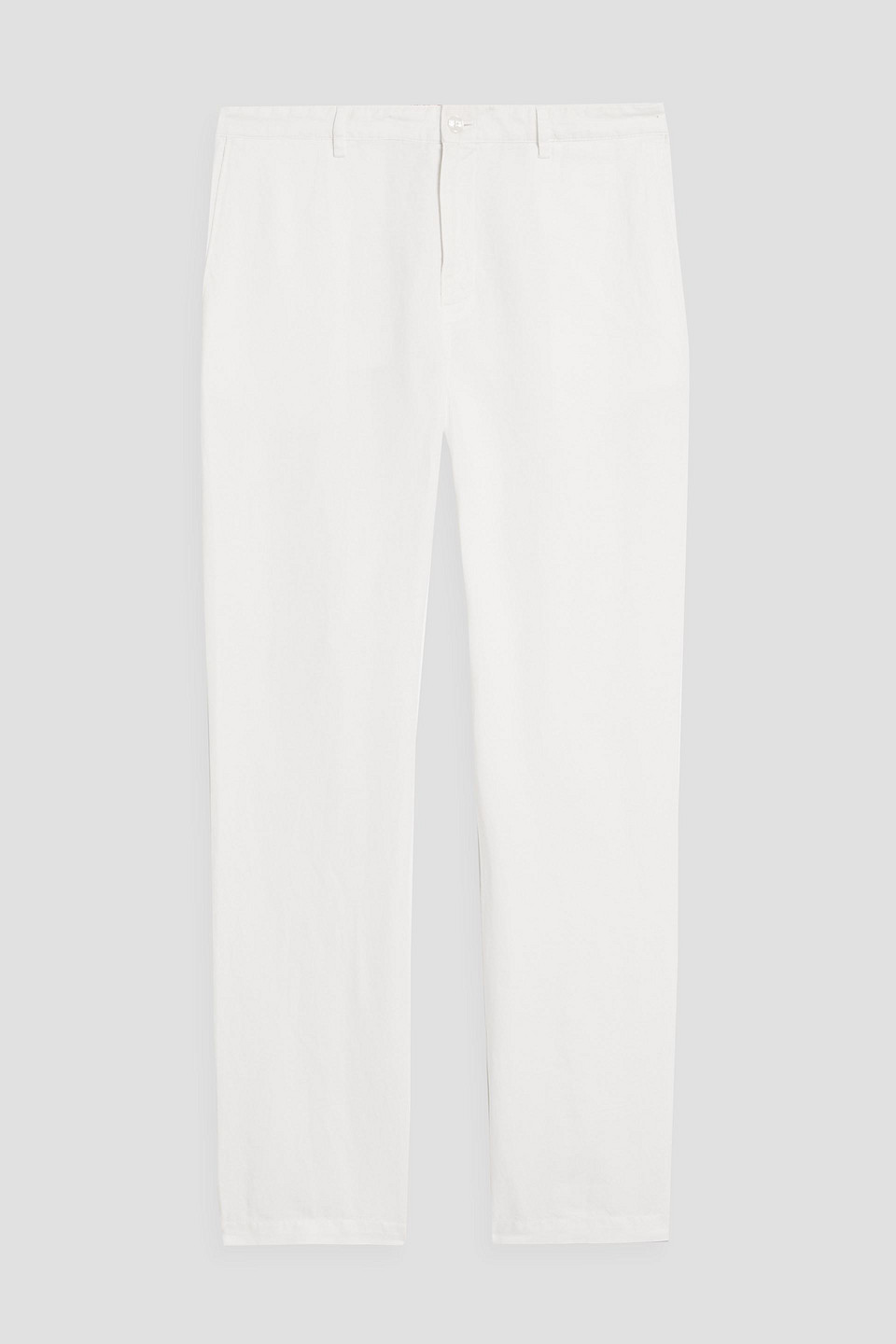 Orlebar Brown Alexander Slim-fit Linen And Cotton-blend Pants In White