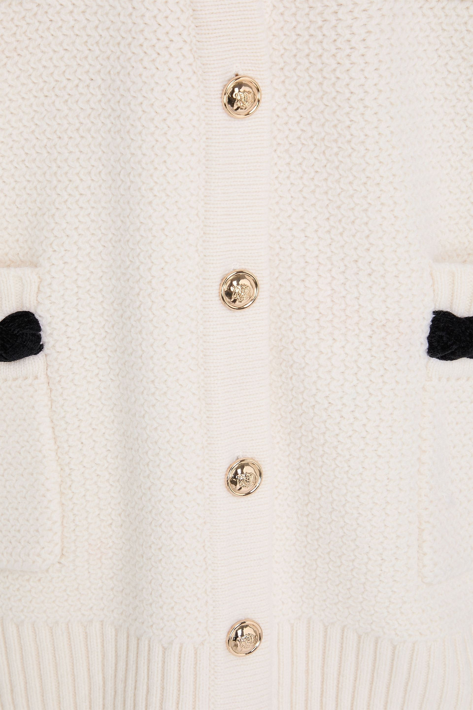 Sandro Wool Cardigan In White