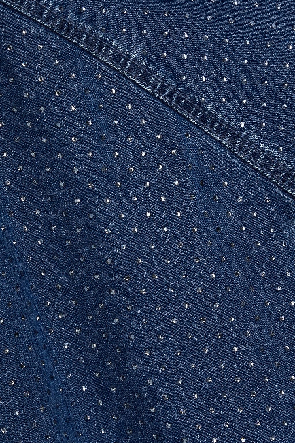 SANDRO デニムシャツ クリスタル付き