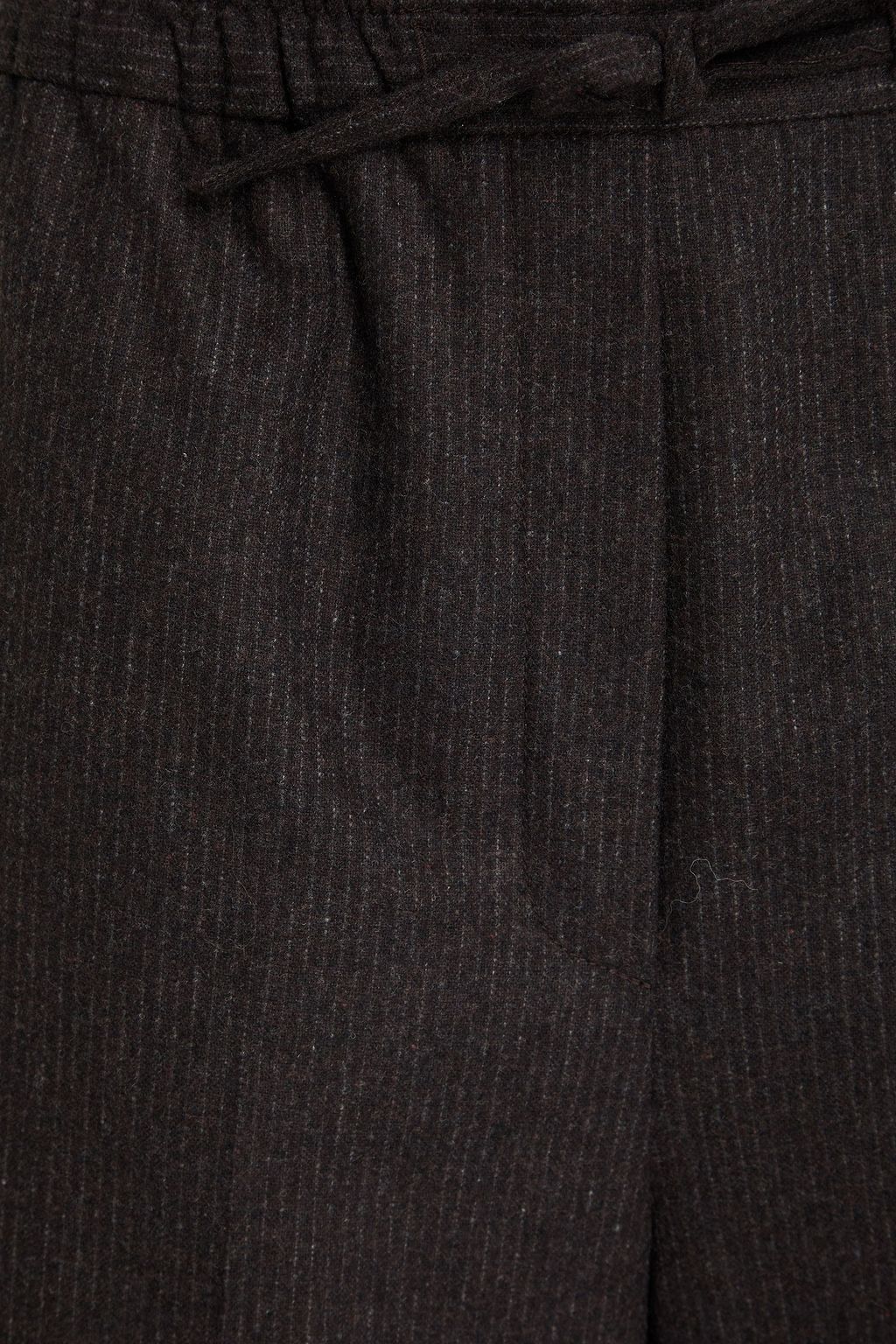 SANDRO Wool-blend wide-leg pants