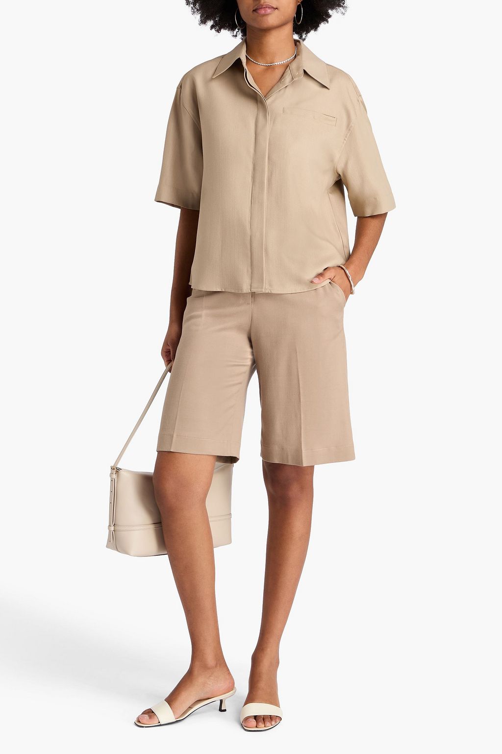 LOULOU STUDIO Hemd „Idana“ aus Twill