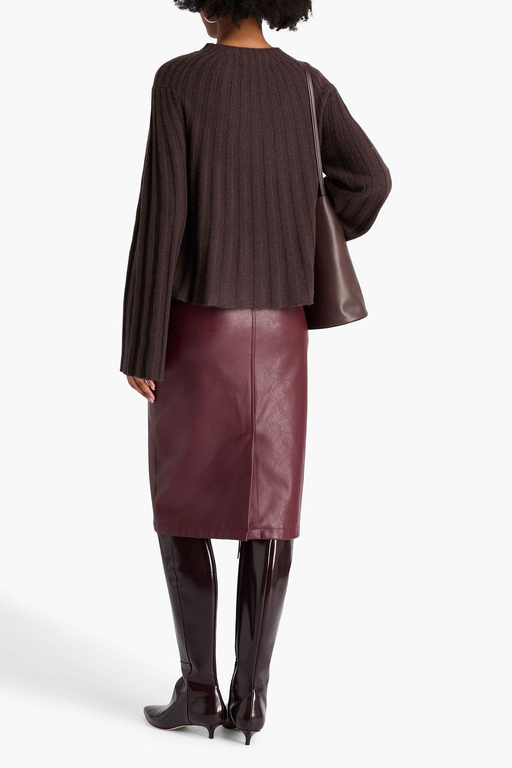 LOULOU STUDIO Ribbed wool and cashmere-blend sweater