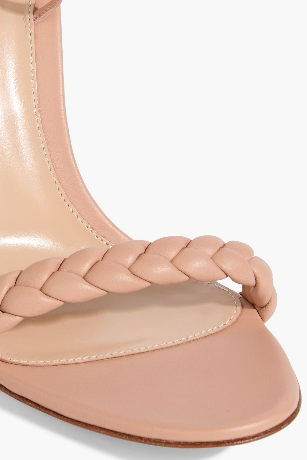 GIANVITO ROSSI Leomi braided leather sandals