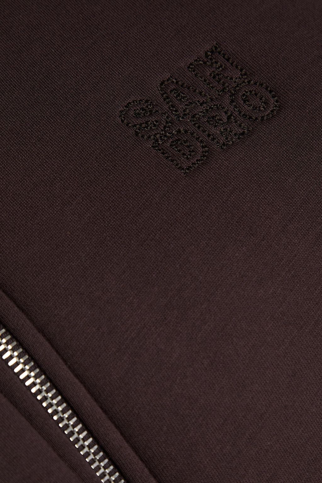 SANDRO Scuba zip-up hoodie