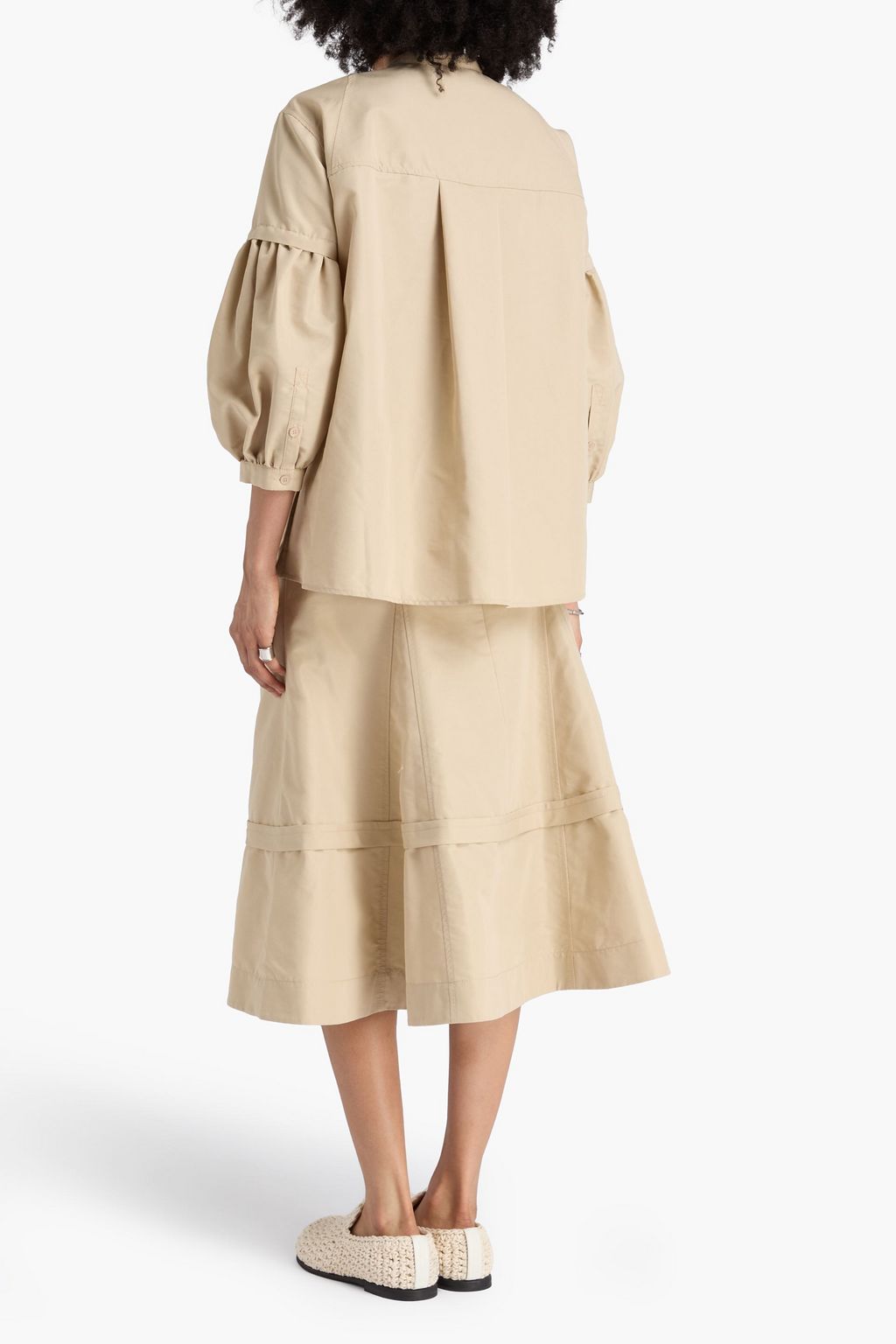 3.1 PHILLIP LIM コットン混ポプリン ブラウス