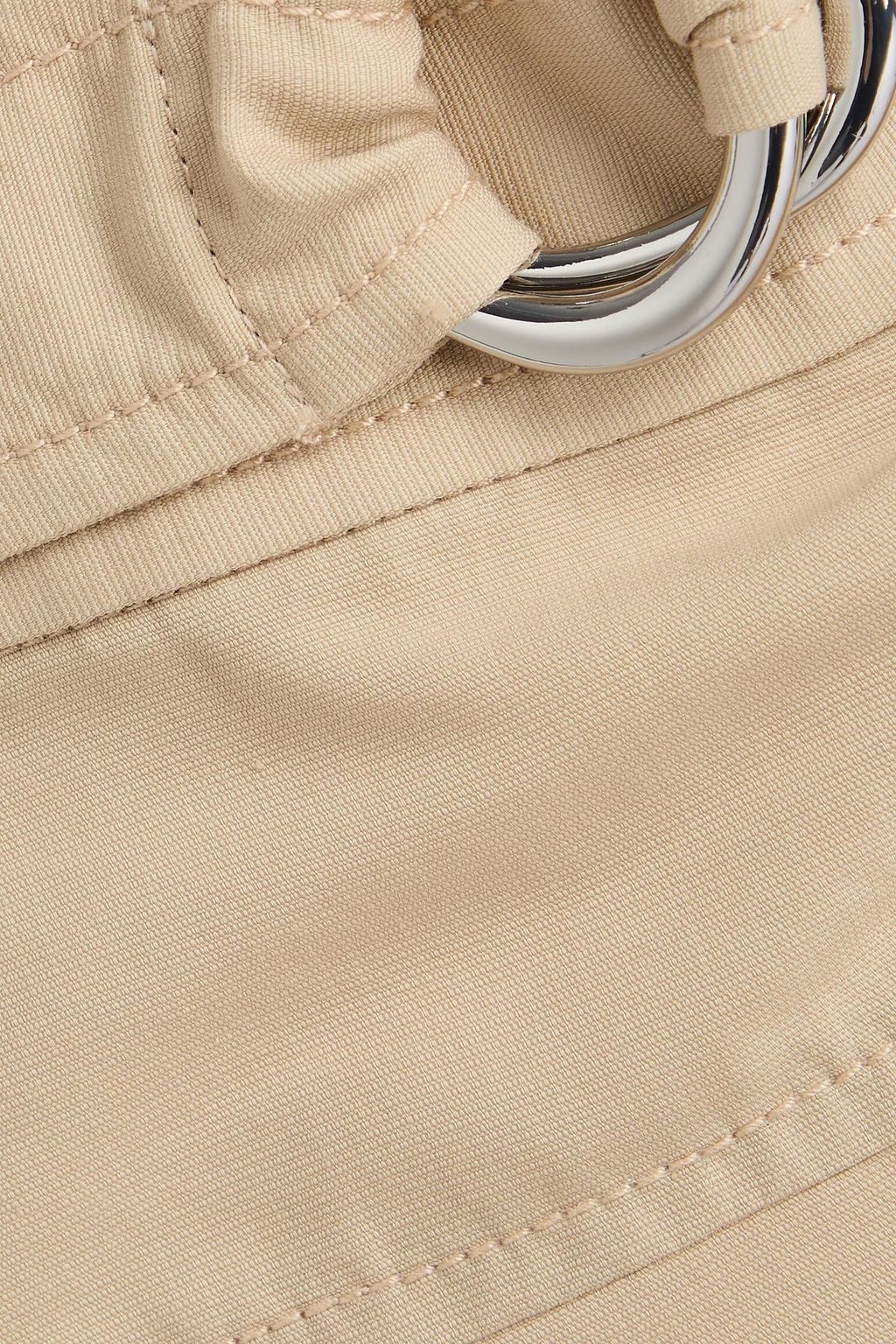 3.1 PHILLIP LIM Midirock aus Faille aus einer Baumwollmischung mit Gürtel