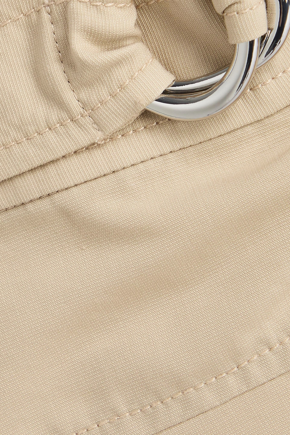 3.1 Phillip Lim Belted Cotton-blend Faille Midi Skirt In Neutral