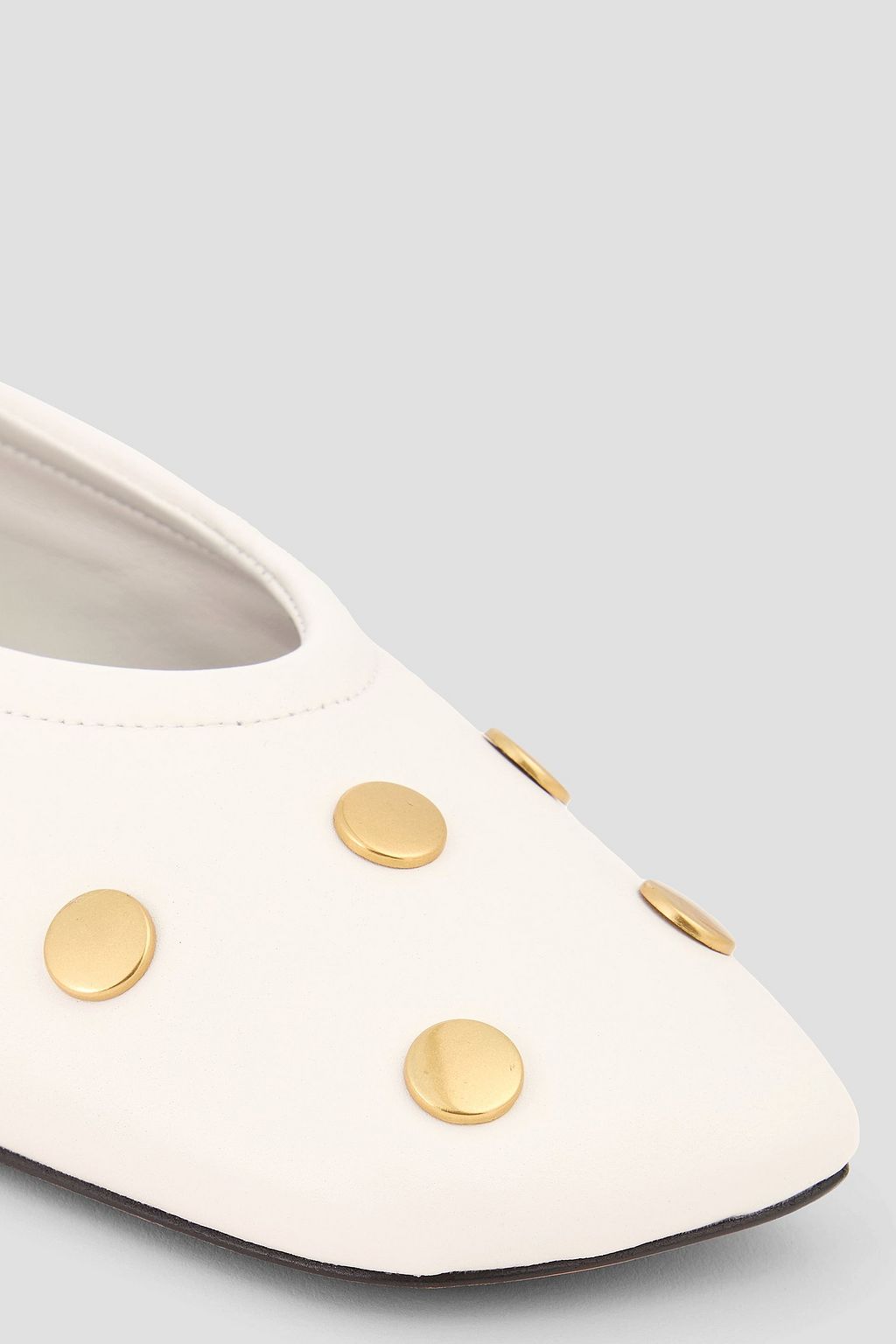 3.1 PHILLIP LIM ID Ballerinas aus Leder mit Nieten