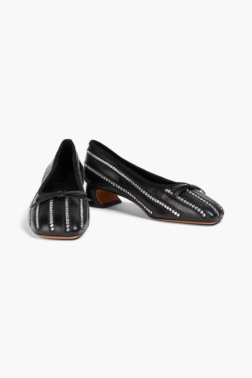 3.1 PHILLIP LIM ID Soft レザー パンプス クリスタル付き