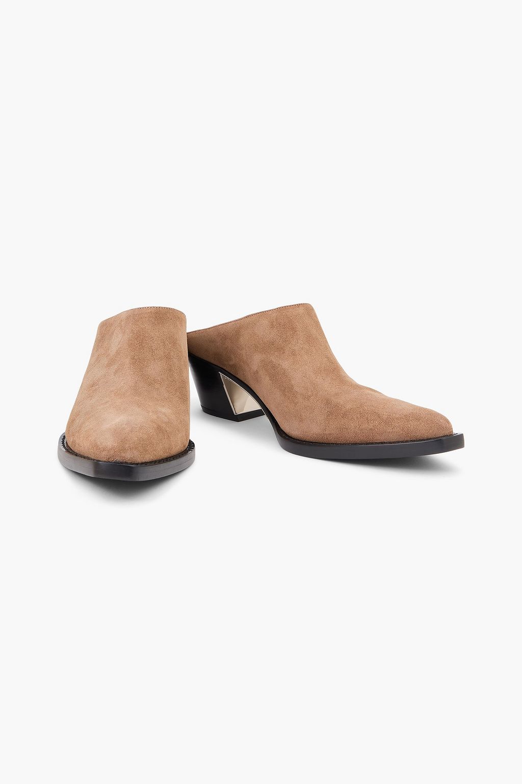 3.1 PHILLIP LIM Downtown Mules aus Veloursleder