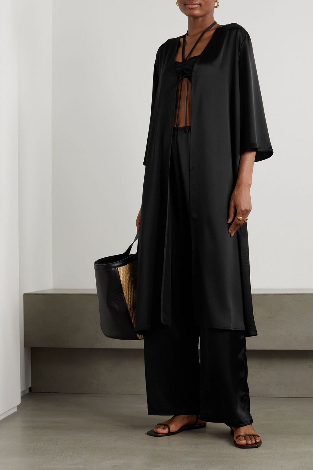 LESET قفطان Barb من الساتان
