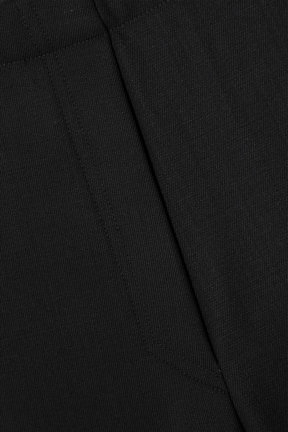 Leset Jane Painter Wool-blend Twill Straight-leg Pants In Black