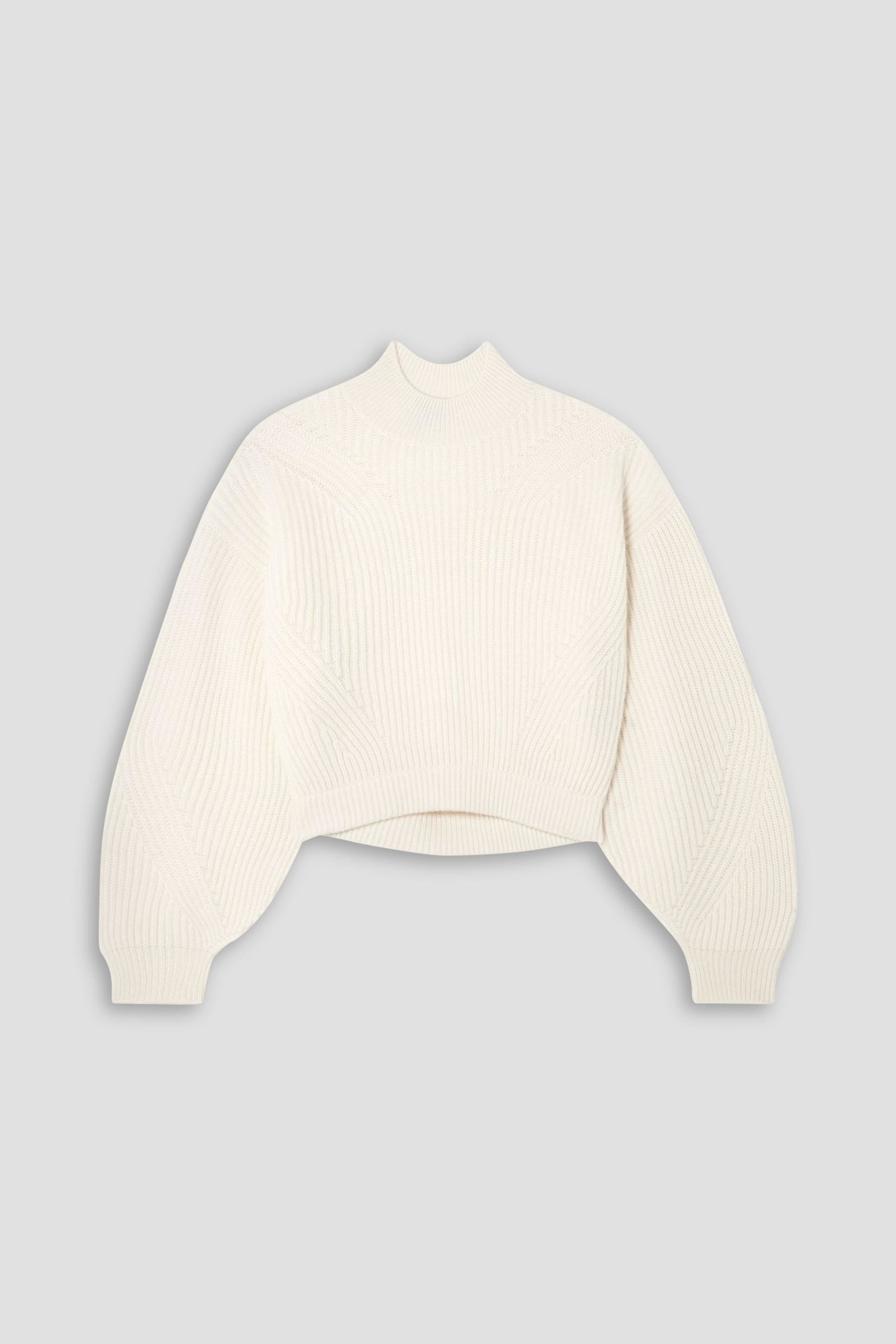 Le Kasha Merida open-back ribbed cashmere sweater