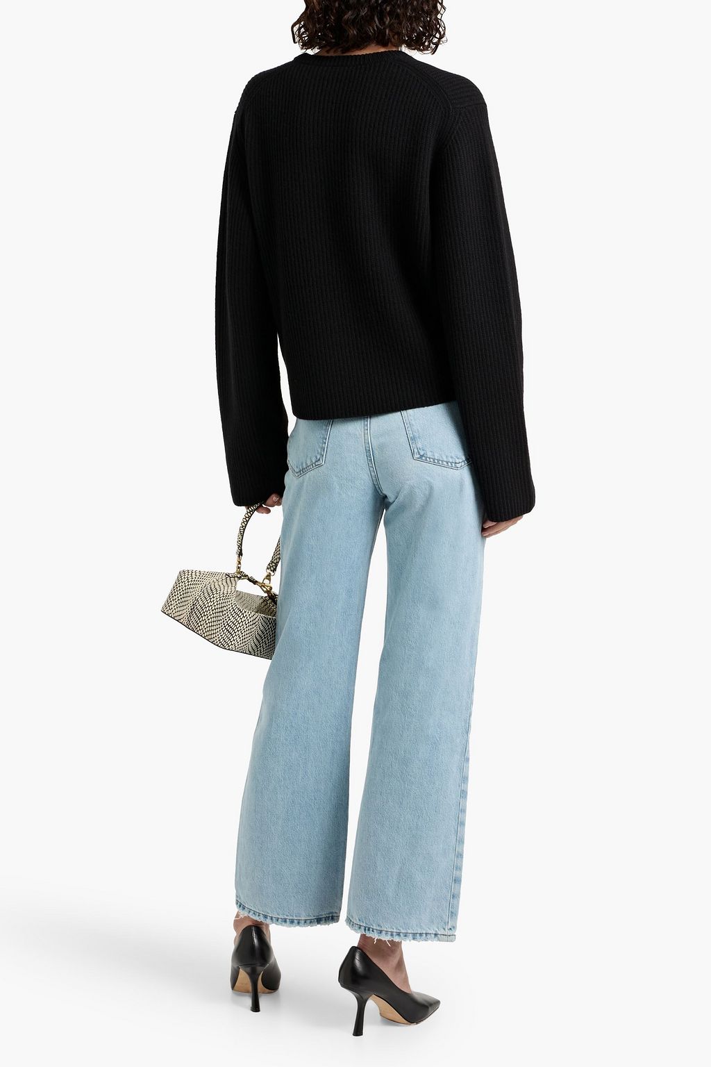 THEORY Wool and cashmere-blend sweater