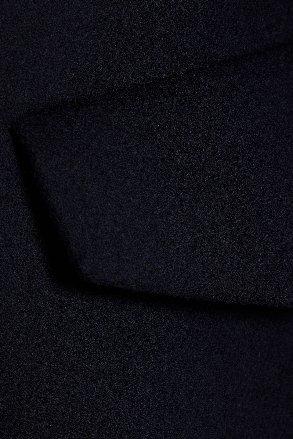Theory Wool-blend Felt Coat In Blue