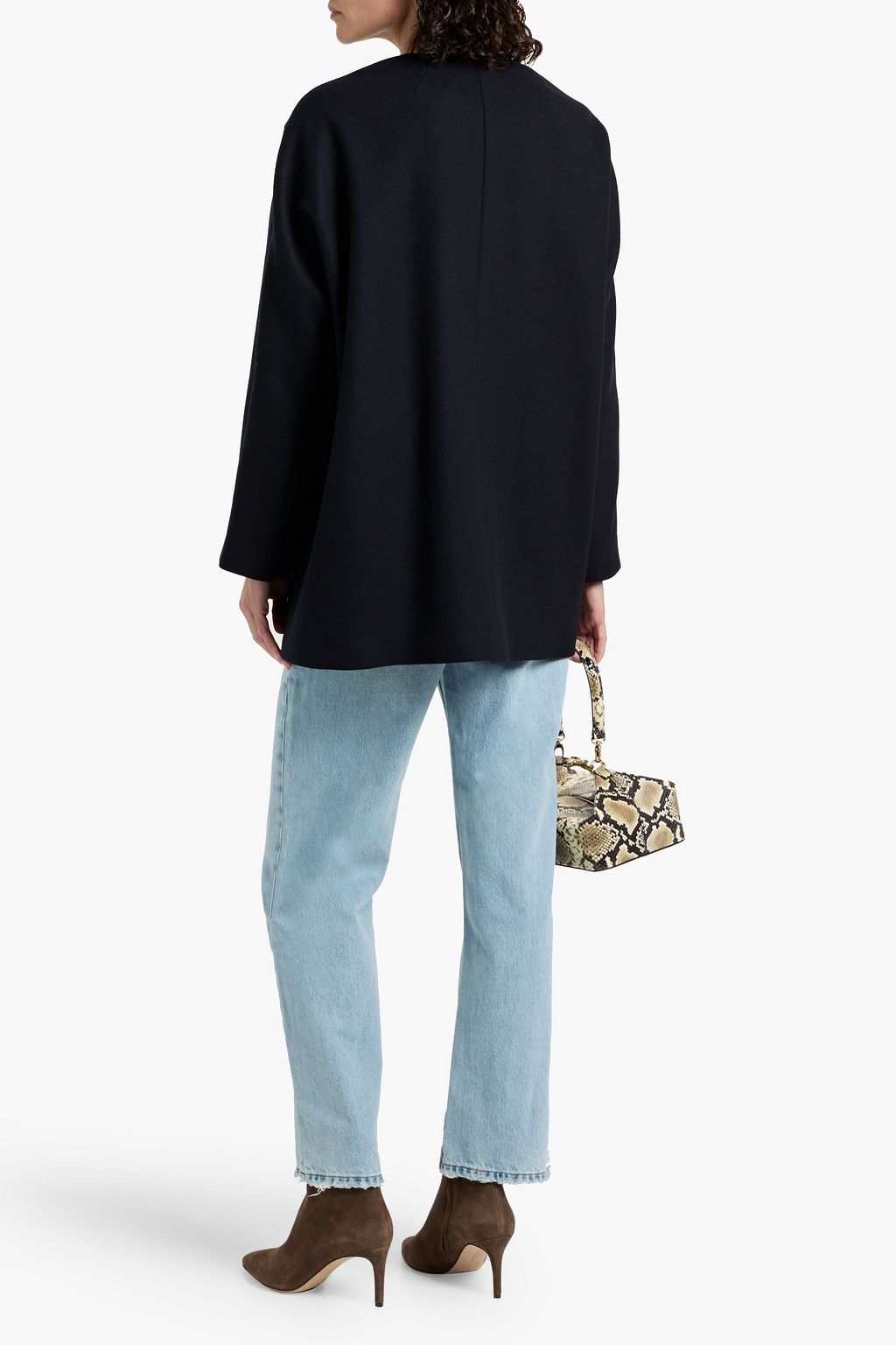 THEORY Wool-blend felt coat