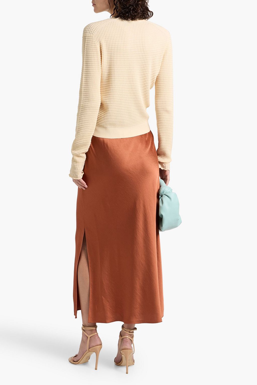 THEORY Satin maxi skirt