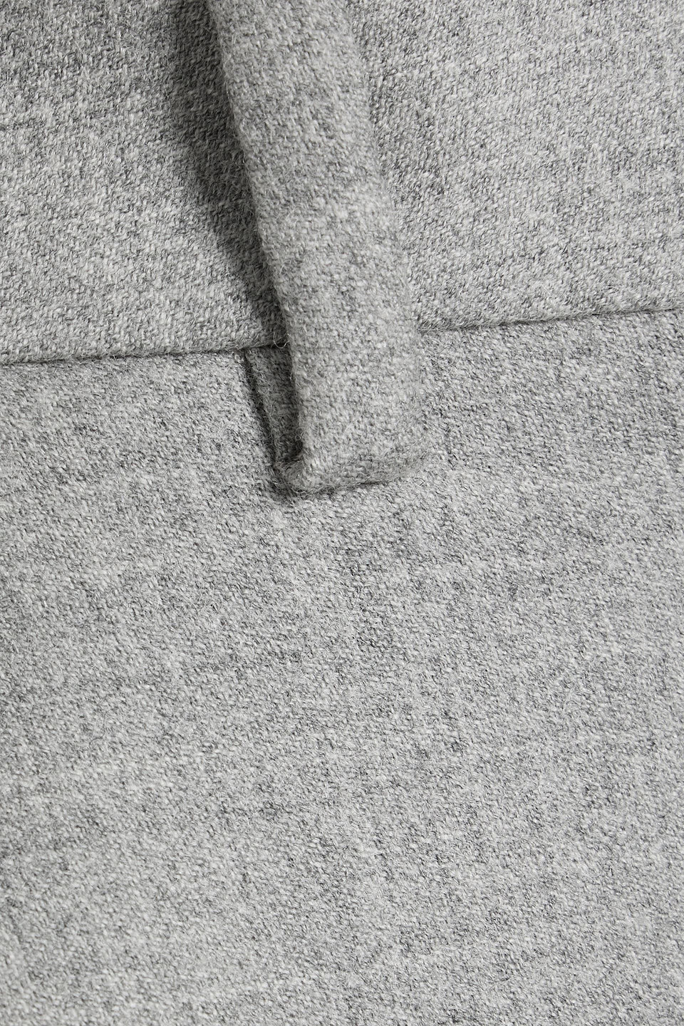 Theory Wool Wide-leg Pants In Gray