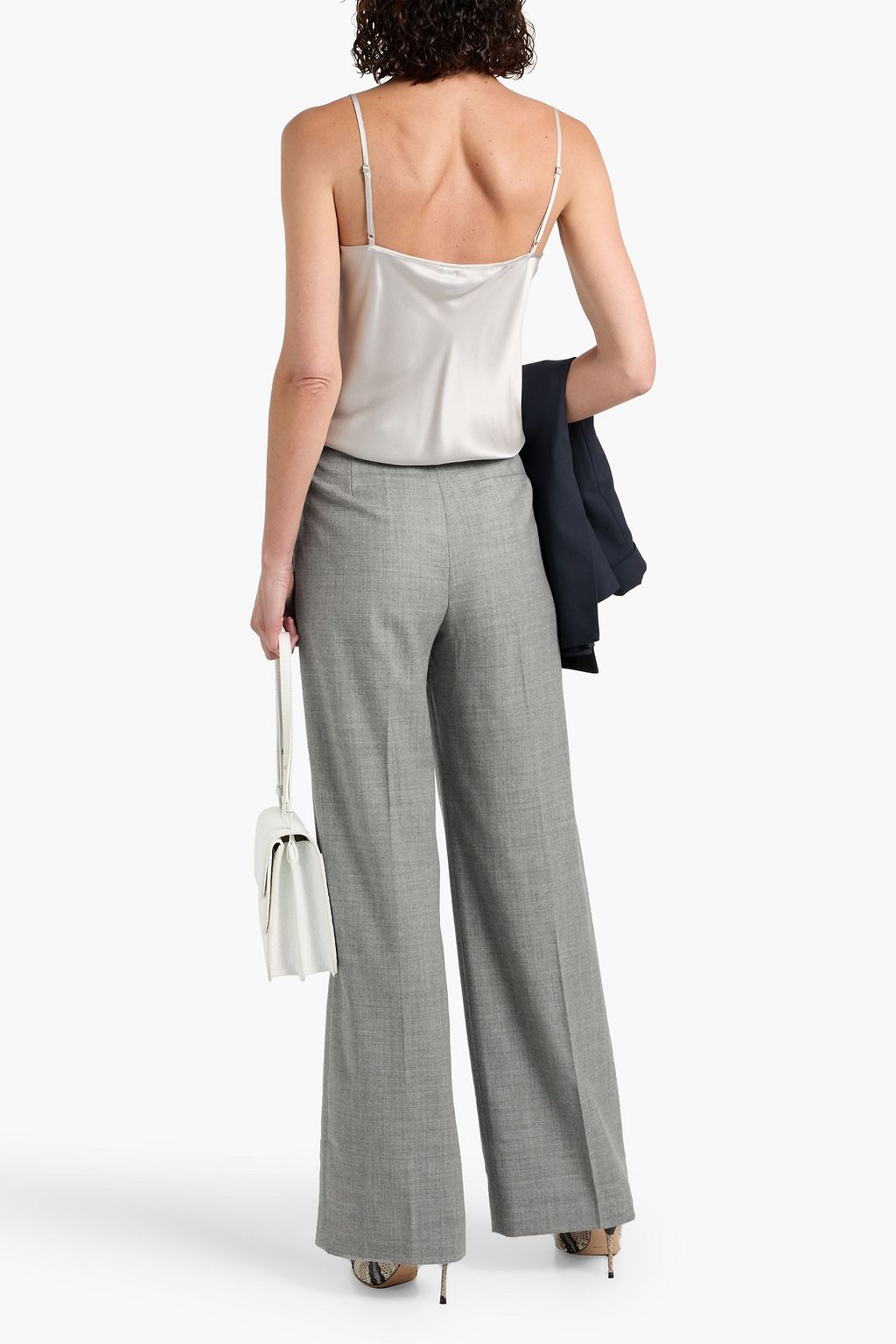 THEORY Wool wide-leg pants