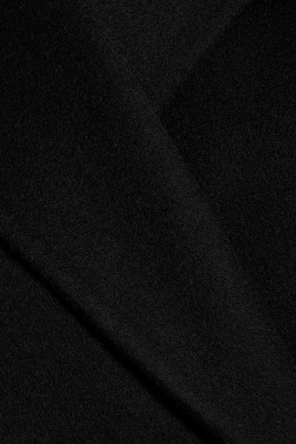 Theory Wool And Cashmere-blend Felt Coat In Black