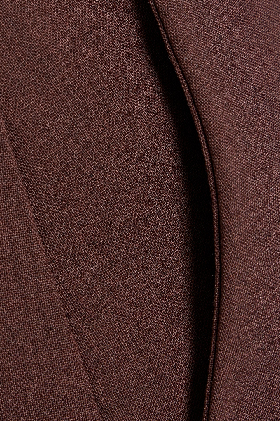 Theory Wool-blend Pencil Skirt In Brown