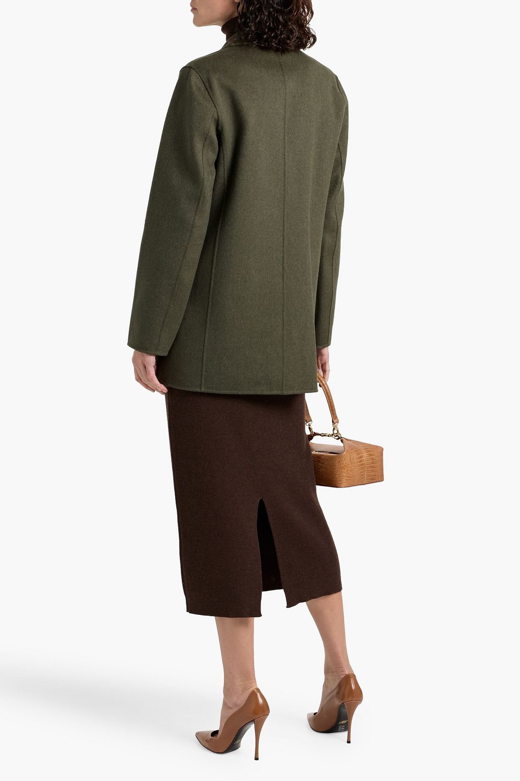 THEORY Wool and cashmere-blend felt blazer