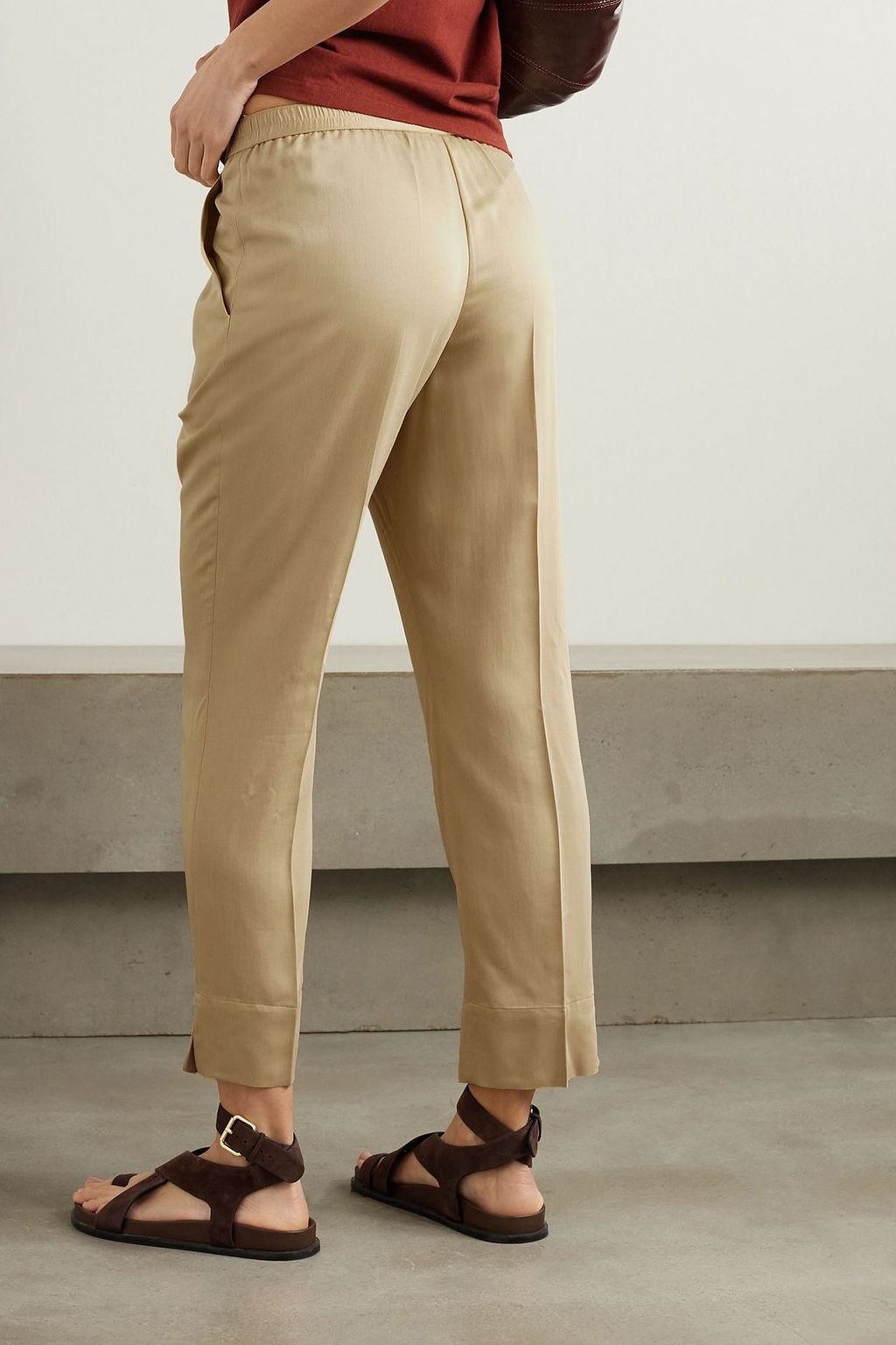 JOSEPH Tottenham crepe tapered pants