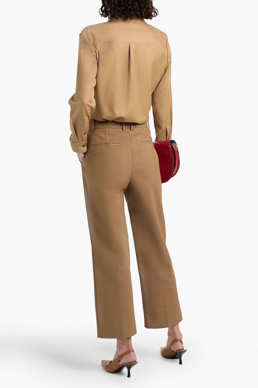 THEORY Crepe straight-leg pants