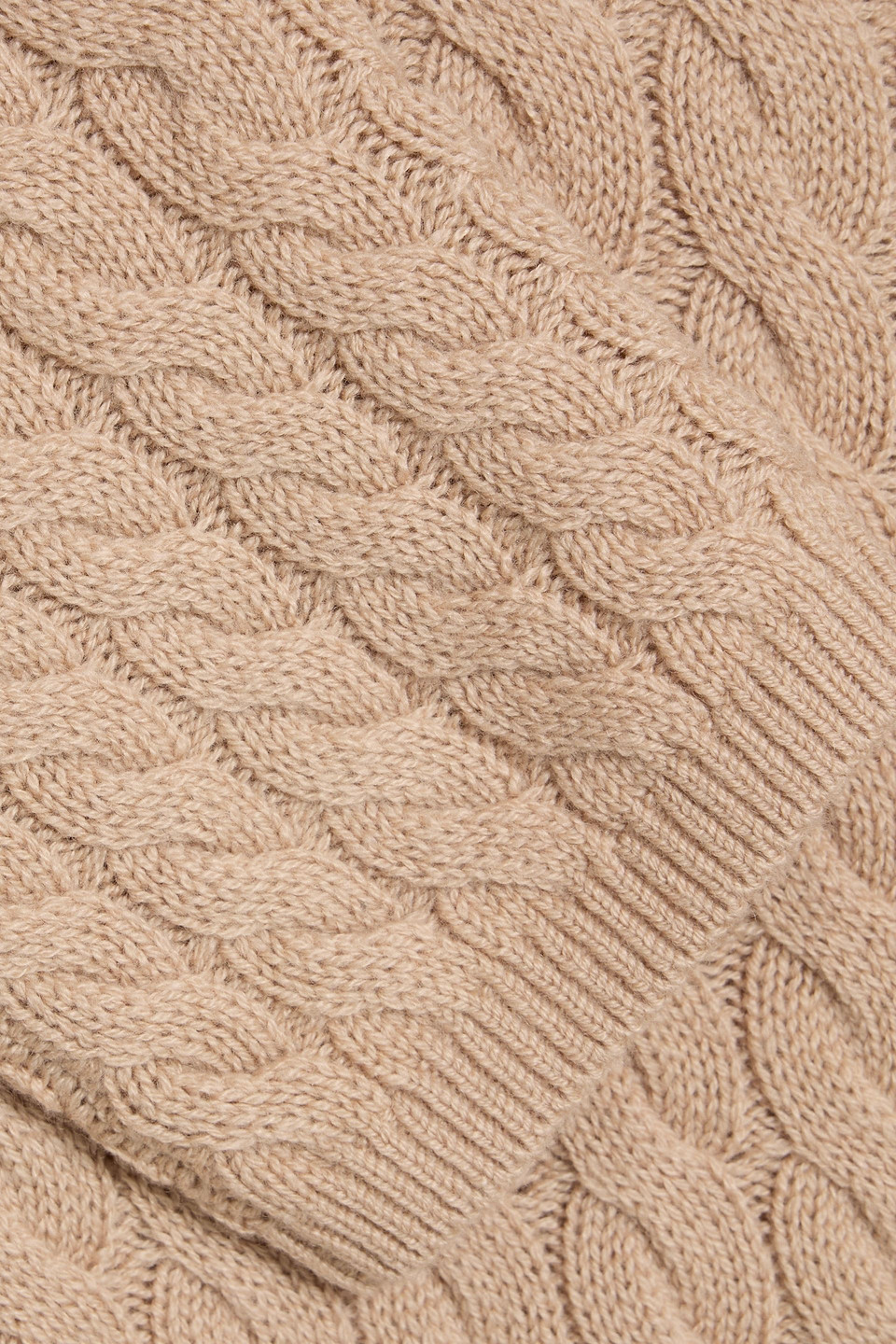 Theory Cable-knit Merino Wool-blend Sweater In Neutral