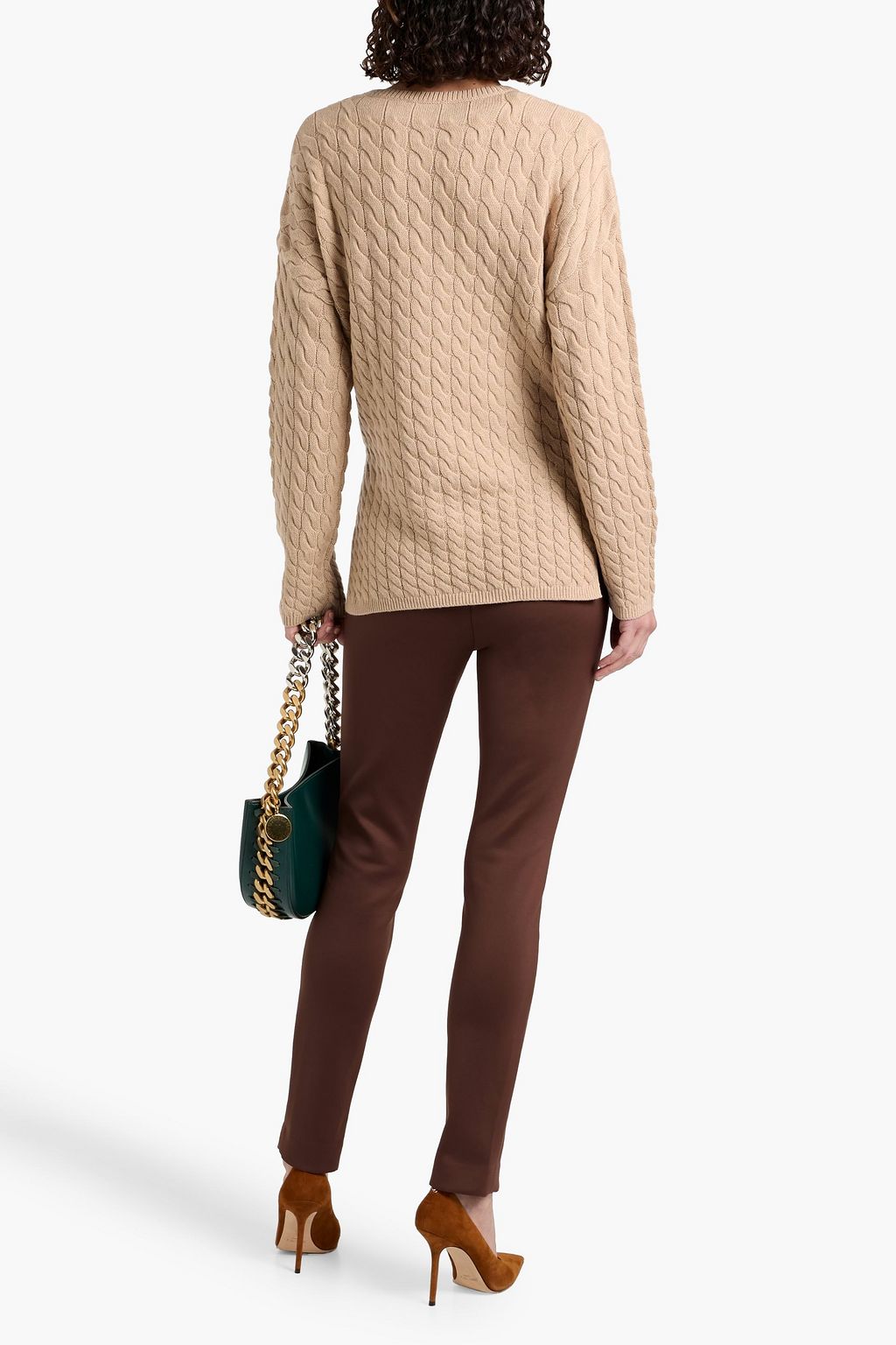 THEORY Cable-knit merino wool-blend sweater