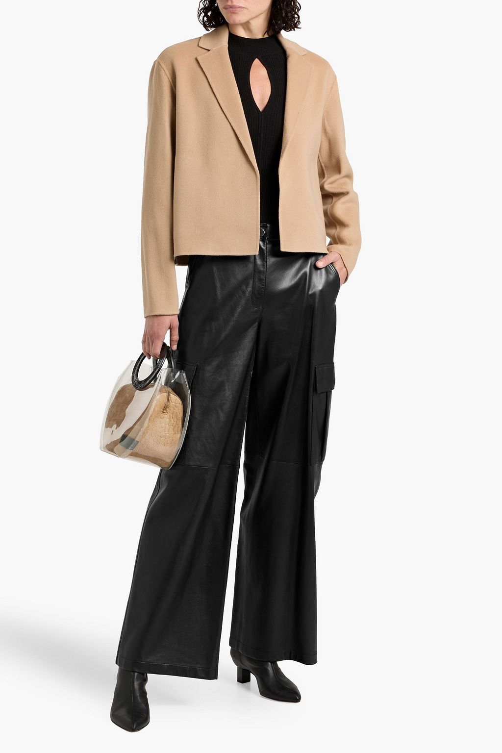 THEORY Wool and cashmere-blend felt blazer