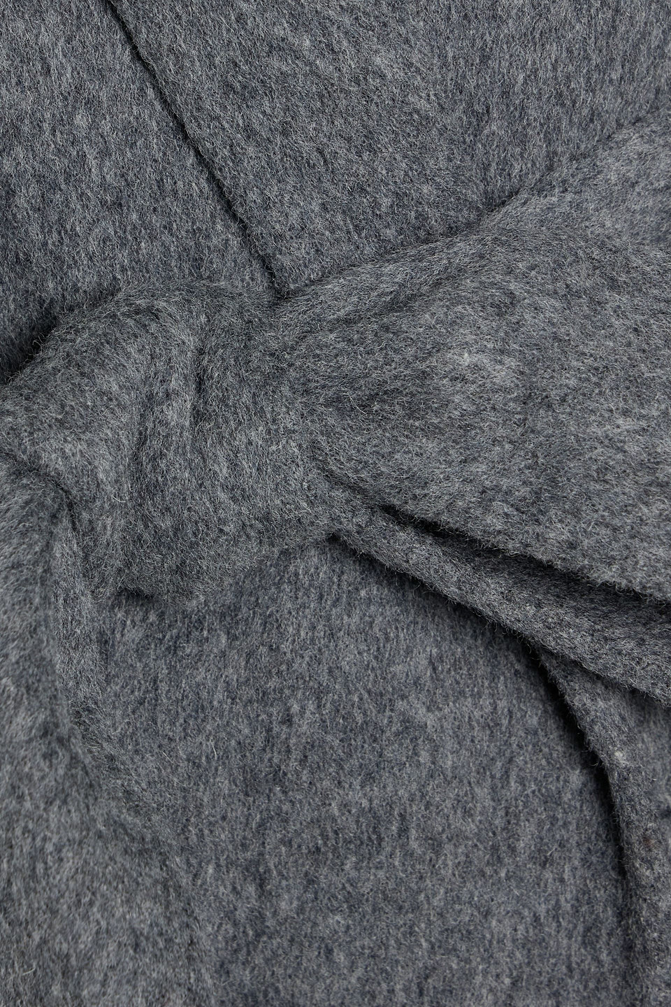 Theory Wool And Cashmere-blend Felt Coat In Gray