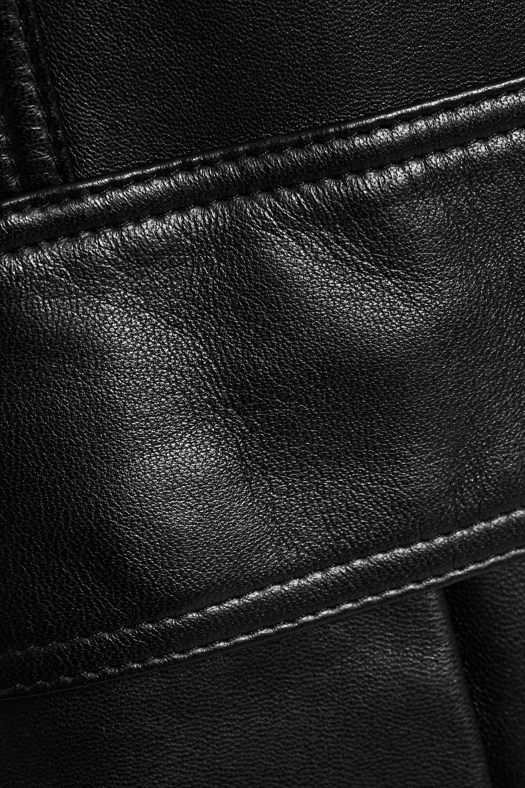 THEORY Leather wide-leg pants