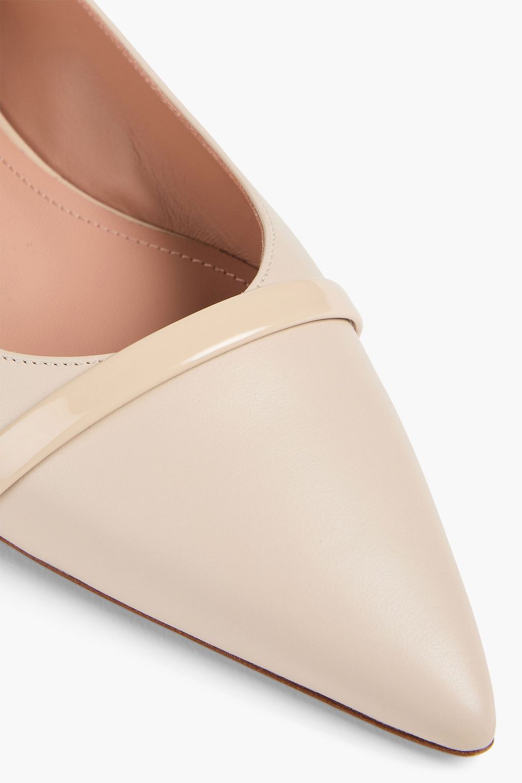 MALONE SOULIERS Jhene leather point-toe flats