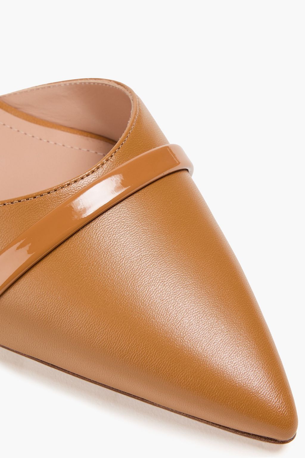 MALONE SOULIERS Ulla leather point-toe flats