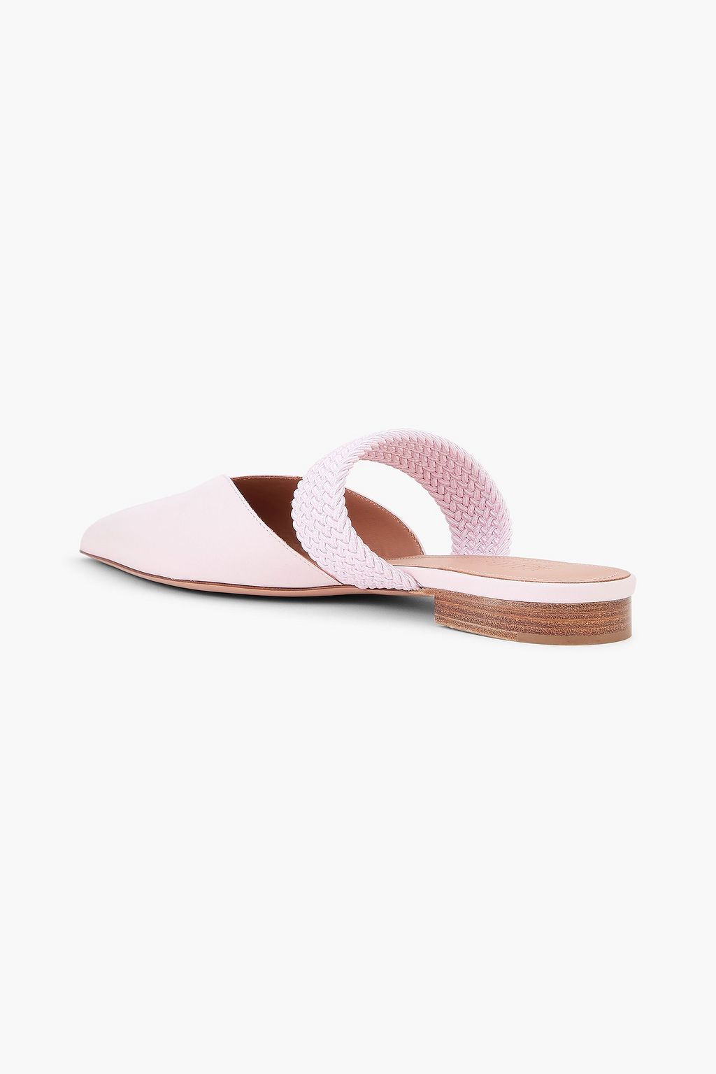 MALONE SOULIERS سليبرز مايسي من الجلد مزين بسير
