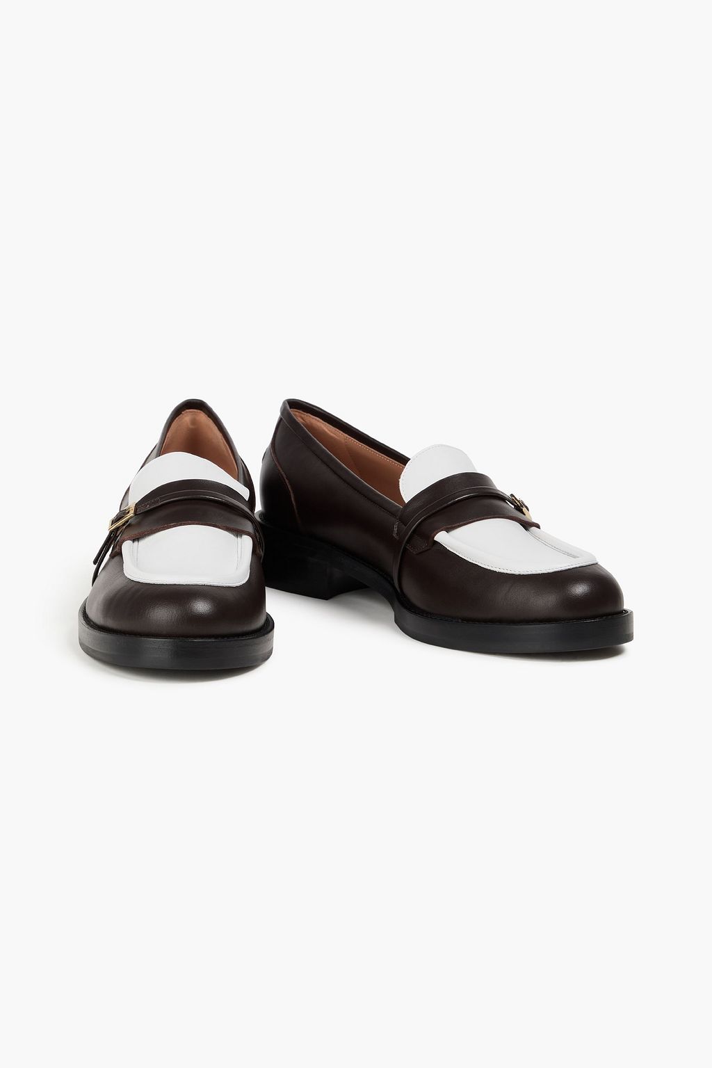 MALONE SOULIERS Keiona two-tone leather loafers