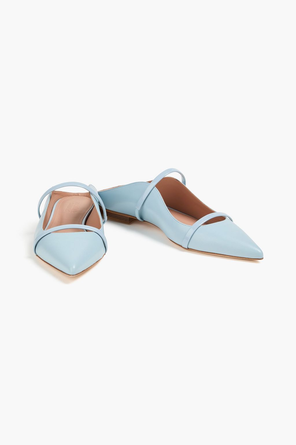 MALONE SOULIERS Maureen leather point-toe flats