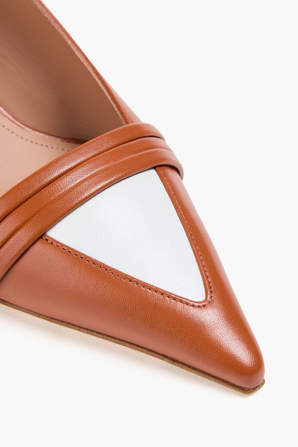 MALONE SOULIERS Tanner 45 leather slingback pumps