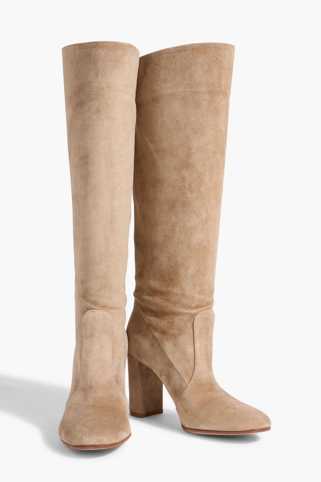 GIANVITO ROSSI Glen 85 suede knee boots