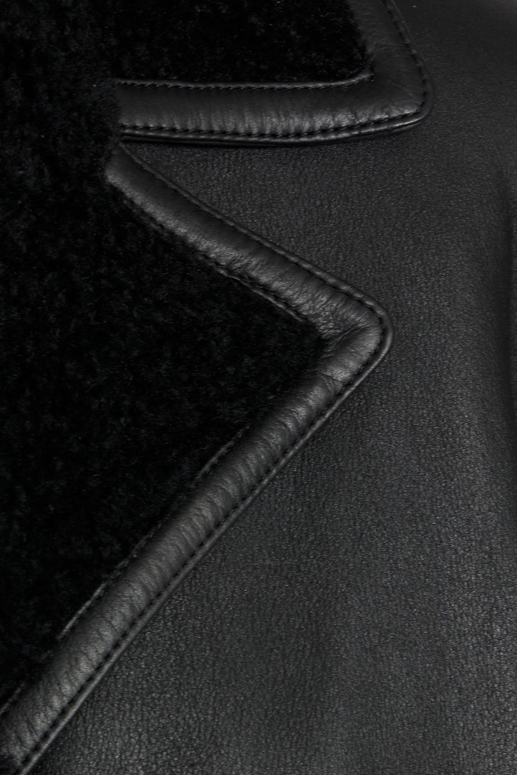 THEORY Reversible double-breasted shearling jacket