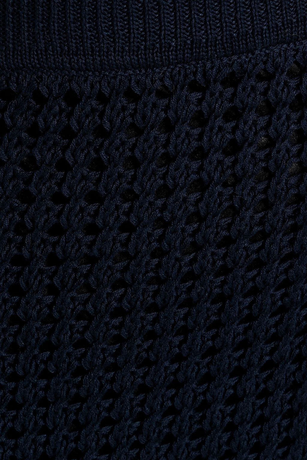 THEORY Crocheted cotton skirt