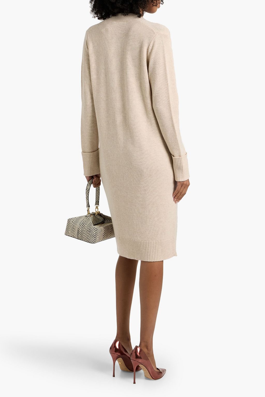 THEORY Wool and cashmere-blend cardigan