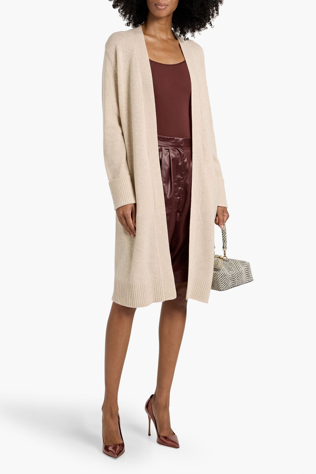 THEORY Wool and cashmere-blend cardigan